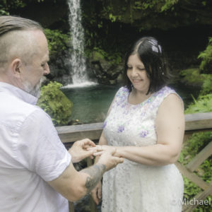 wedding at emeral pool