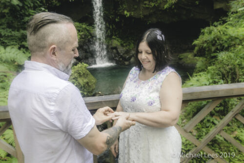 wedding at emeral pool