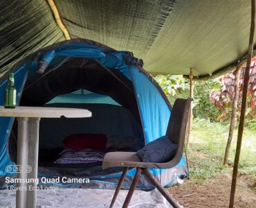 Pikken merk op Regelmatigheid Camping spot – your tent – price per person – 3 Rivers Ecolodge