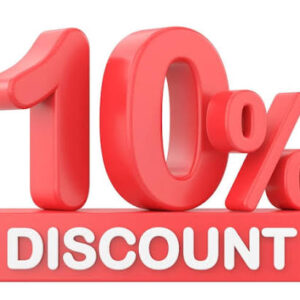 10% room night discount voucher.