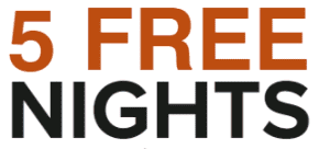 FIVE FREE ROOM NIGHTS VOUCHER